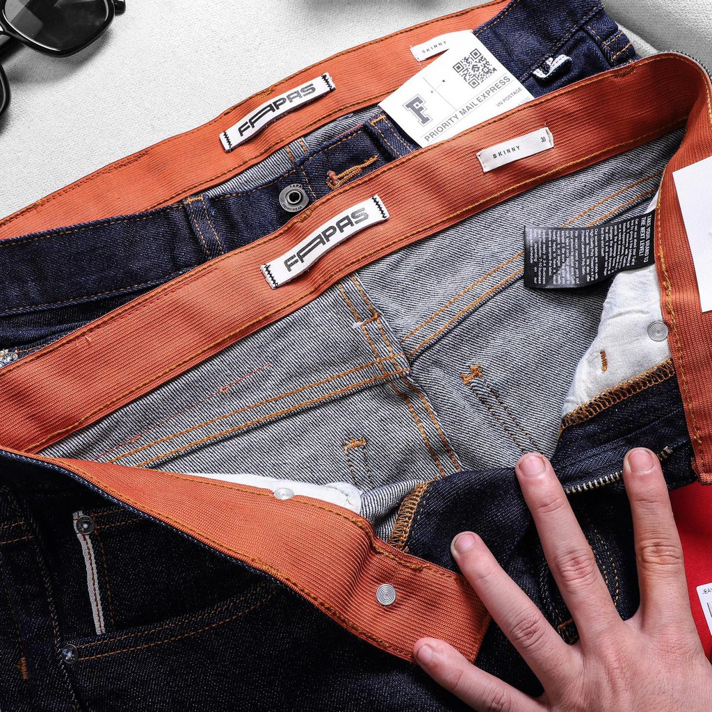 JEAN FAPAS XANH ĐEN TAG CAM SKINNY JANSHOP