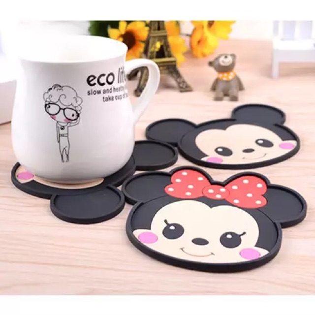 Dễ Thương Đế Lót Ly Hình Động Vật Hoạt Hình Đáng Yêu | BigBuy360 - bigbuy360.vn