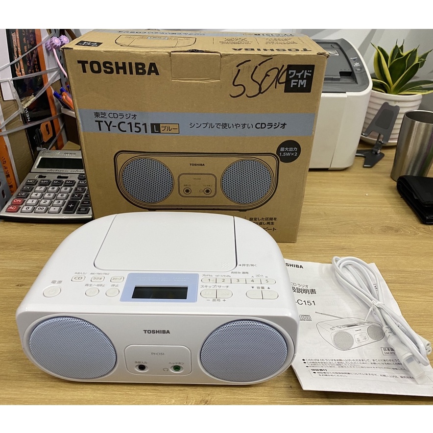 ĐÀI RADIO CASSETTE, CD Toshiba TY-C151 NHẬT BẢN