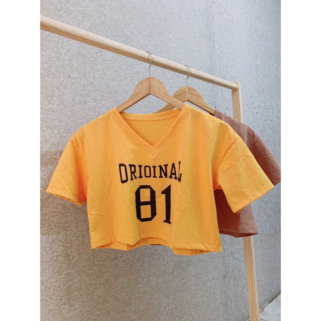 Áo Thun Croptop Nữ Cổ Tim Hình  Ngộ Nghĩnh | BigBuy360 - bigbuy360.vn