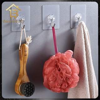 [10 cái lẻ] Móc Treo Đồ Dán Tường Siêu Dính Siêu Chịu Lực , bộ 10 móc dán tường siêu dính trên gạch men