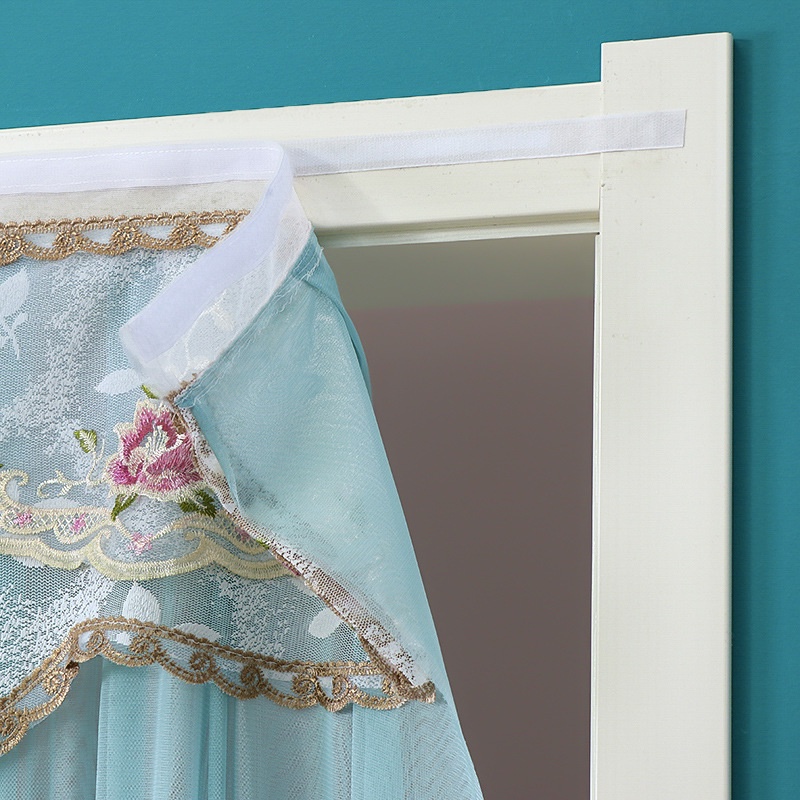 Rèm cửa XIAODUOJIAJU dạng lưới hai lớp chống muỗi tiện dụng 90x200cm