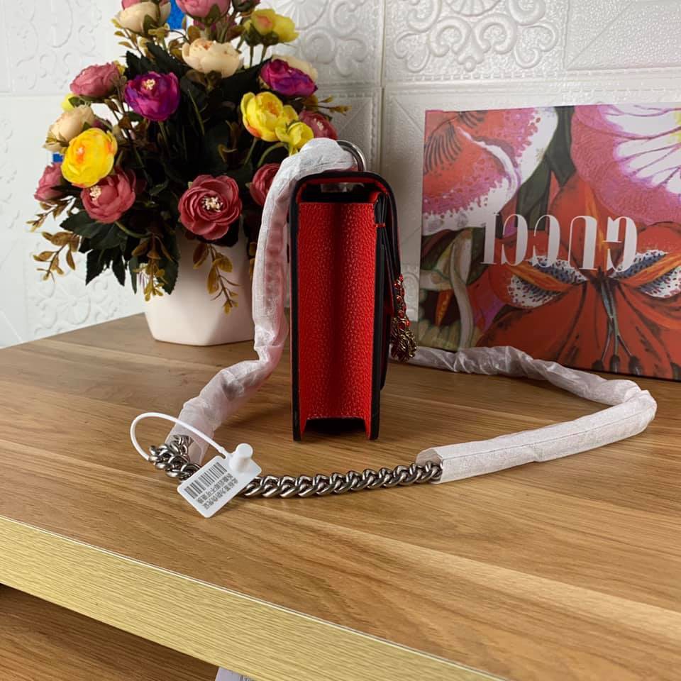 Túi xách Gucci Dionysus đầu rồng màu đỏ size mini 20cm