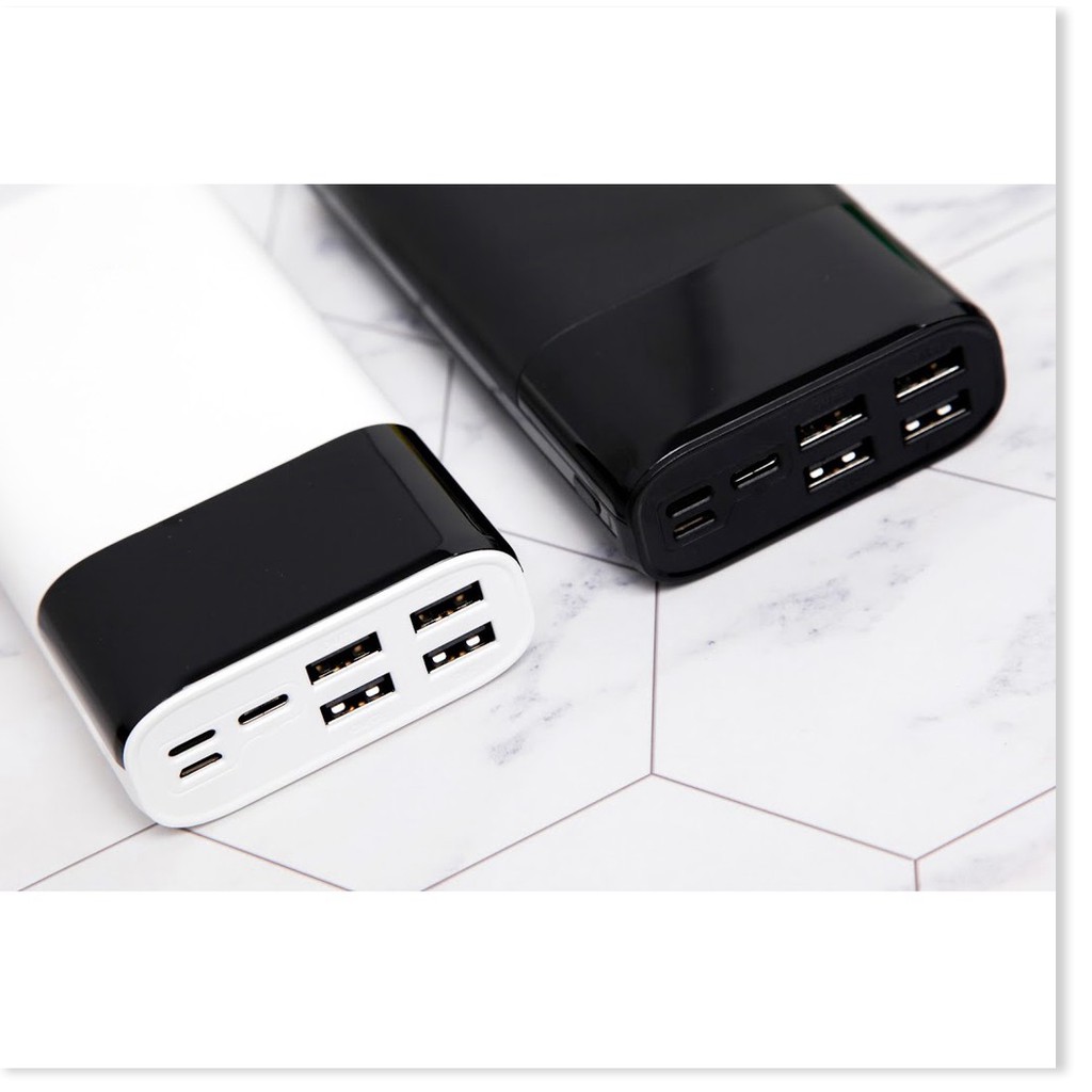 Pin Sạc Dự Phòng Hoco B12 Max - Dung Lượng 30.000 mAh ( 4 cổng USB , Hỗ trợ sạc nhanh 5A Max ) - MrPhukien