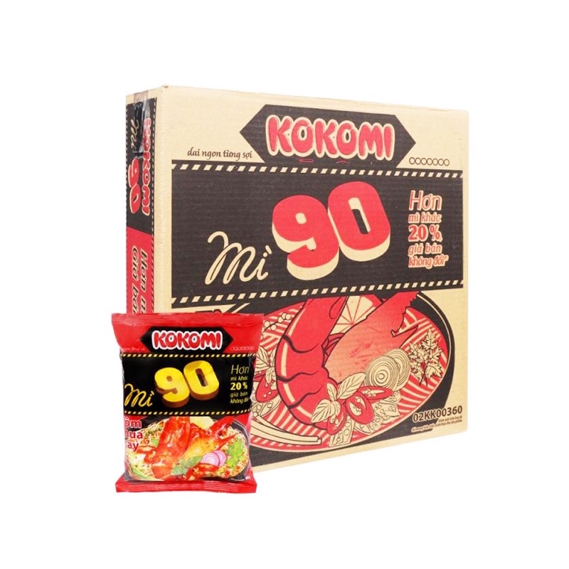 Thùng 30 gói mì Kokomi đại 90g - date 23/1 | BigBuy360 - bigbuy360.vn