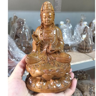 Tượng gỗ Phật Bà Quan Âm💞 Tượng Quan Thế Âm Bồ Tát 🌿