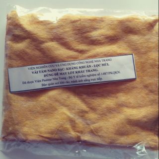 Vải tẩm Nano Bạc diệt khuẩn (dùng để may lót khẩu trang)