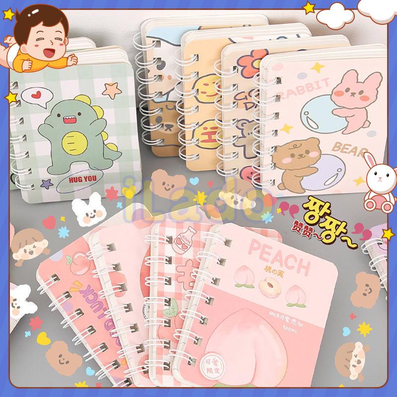 ⭐ iLado ⭐  sổ tay sổ ghi chú mini tập vở tài khoản tay sáng tạo dễ thương vở kẻ ngang sổ ghi chép notebook binder a5 sổ ghi chép sổ tay ghi chép vở ngang sổ lò xo kẻ ngang marker học văn phòng phẩm sổ ghi chú sticker