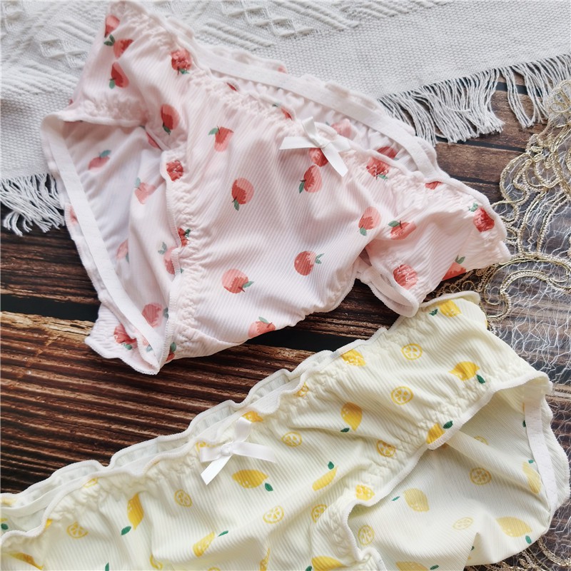 [Mã SKAMCLU7 giảm 10% tối đa 50K đơn 0Đ] Quần lót cotton dễ thương họa tiết thiên nhiên | BigBuy360 - bigbuy360.vn