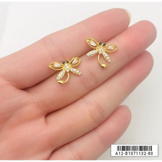 Đôi Bông Tai Nữ Mạ Vàng 18K  Con Chuồn Chuồn - Mang đi chơi, đi tiệc đều đẹp - Bao đổi trả nếu sản phẩm không giống hình