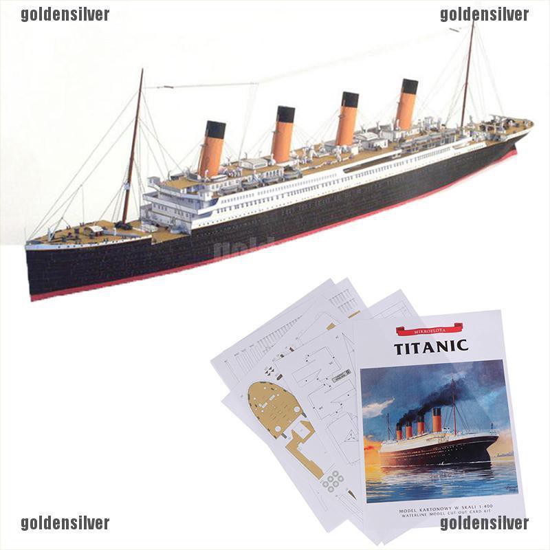 Mô Hình Tàu Titanic 3d Bằng Giấy Tỉ Lệ 1: 400