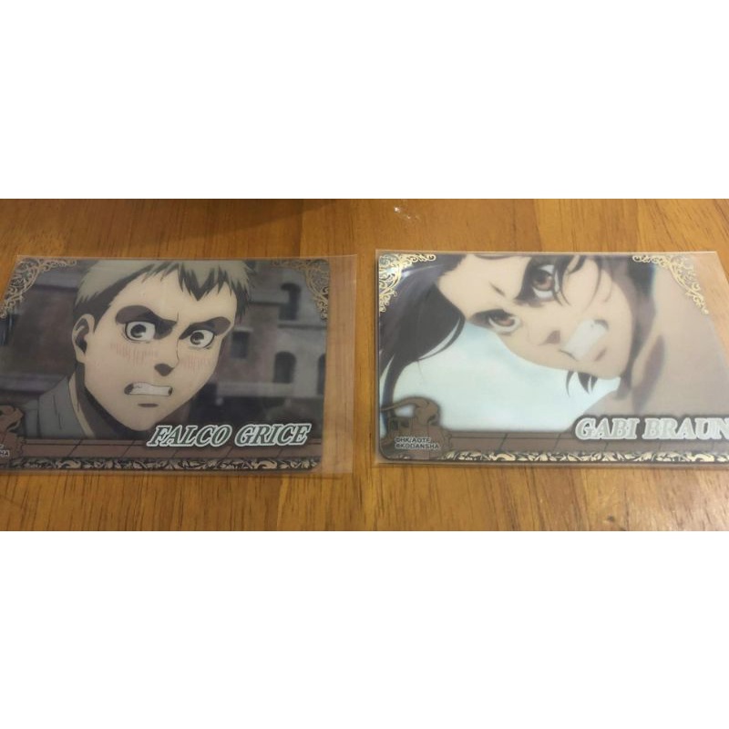 Card bo góc attack on titan