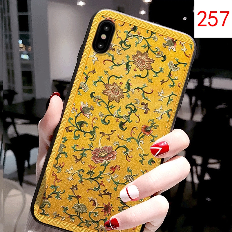 Ốp điện thoại in hoa văn cổ phong 3D cho Xiaomi Redmi 3S 7A K20