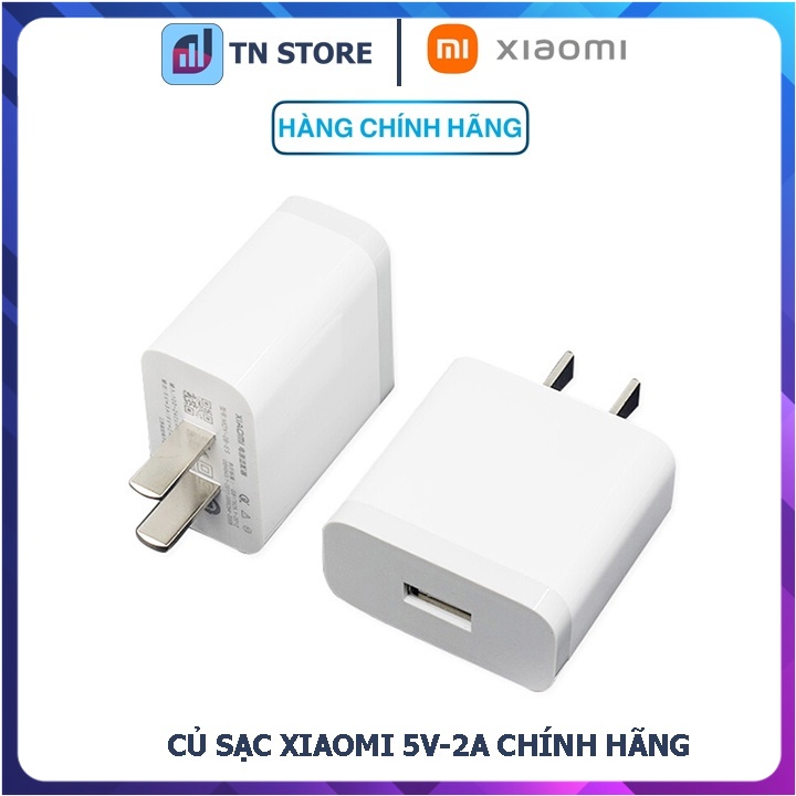 Củ sạc Xiaomi 5V-2A - Hàng chính hãng - Bảo hành 1 đổi 1 trong vòng 7 ngày