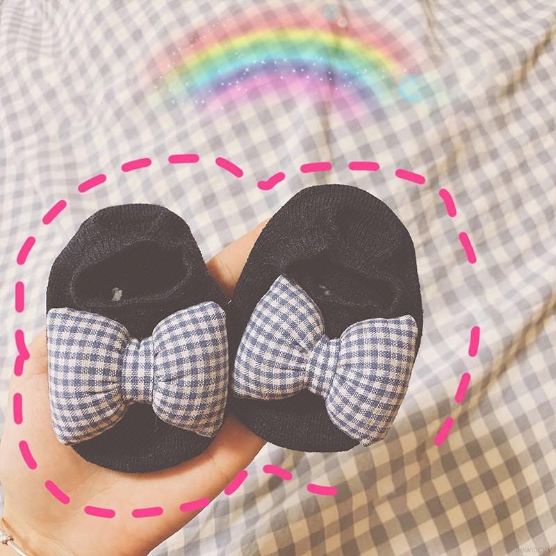 Vớ cotton thắt nơ xinh xắn cho bé gái