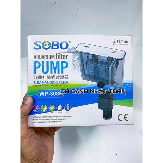 BỘ LỌC THÁC HỒ CÁ SOBO WP 308H 6W 600L-H