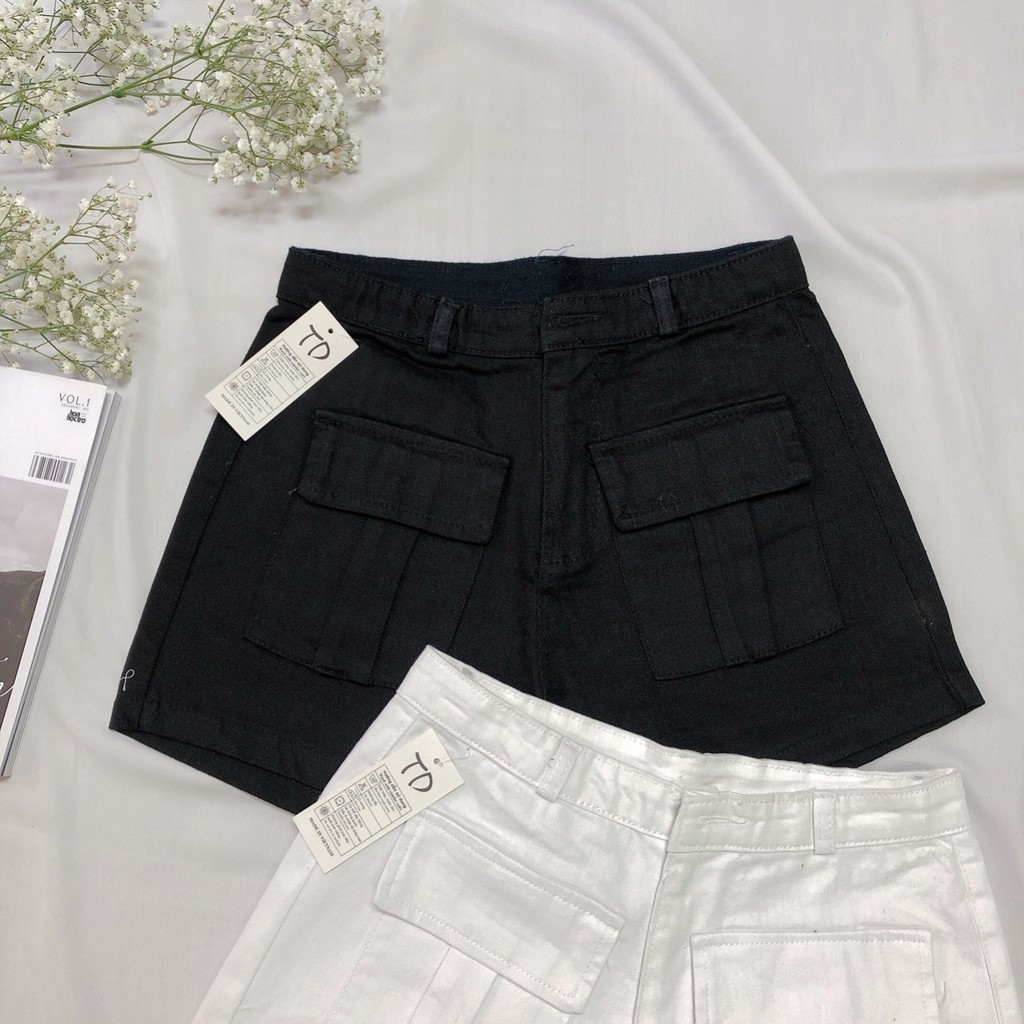 Quần Short Nữ𝑭𝑹𝑬𝑬𝑺𝑯𝑰𝑷Quần Kaki Túi Hộp,Quần Jean Ngố,LY STORE