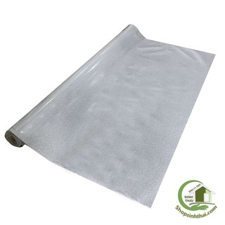 Simili trải sàn giả đá hoa cương màu trắng xám - 1m²