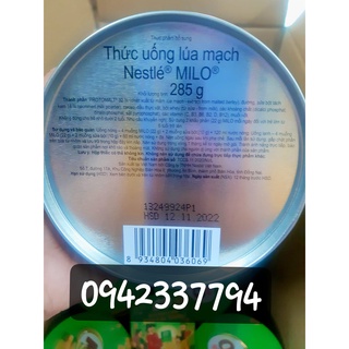HỘP QUÀ TẾT BỘT MILO LÚA MẠCH 285G
