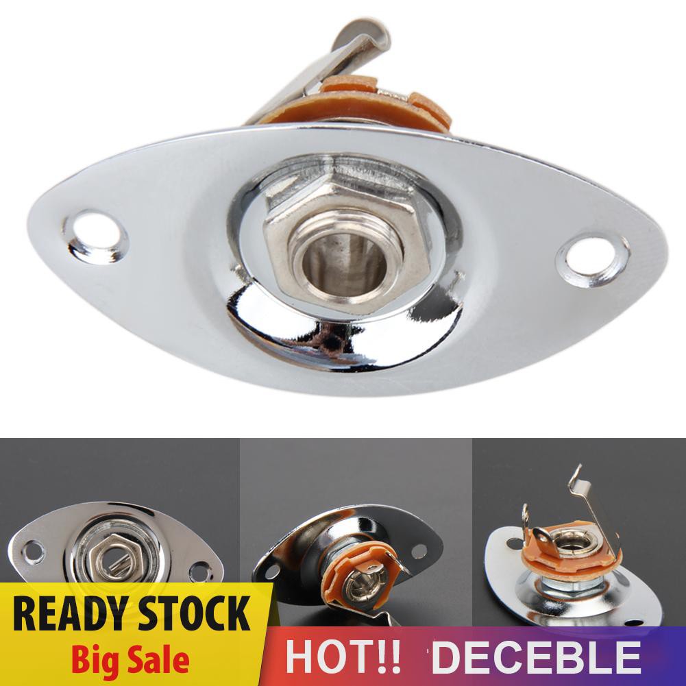 Ổ Cắm Jack 1 / 4 Hình Oval Cho Đàn Guitar Điện