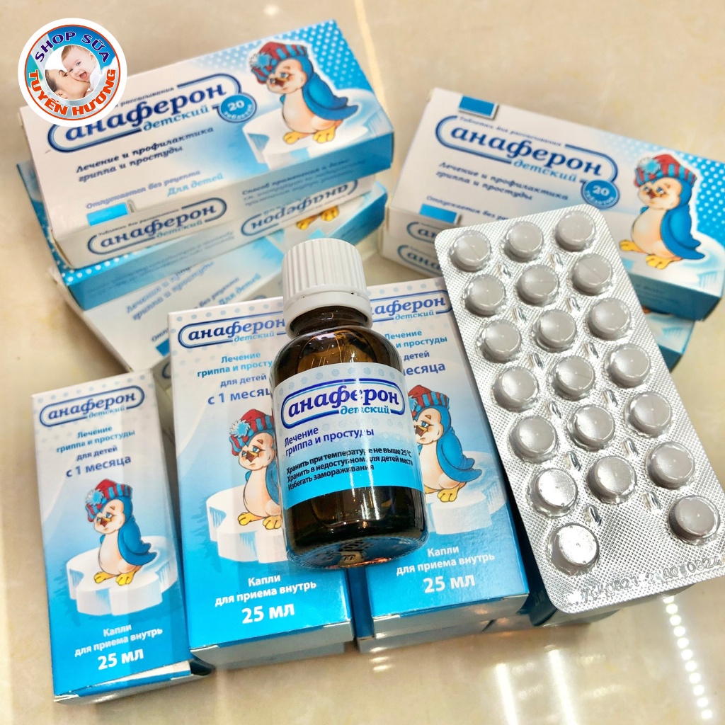 Tăng Đề Kháng Chim Cánh Cụt Anaferon Cho Bé