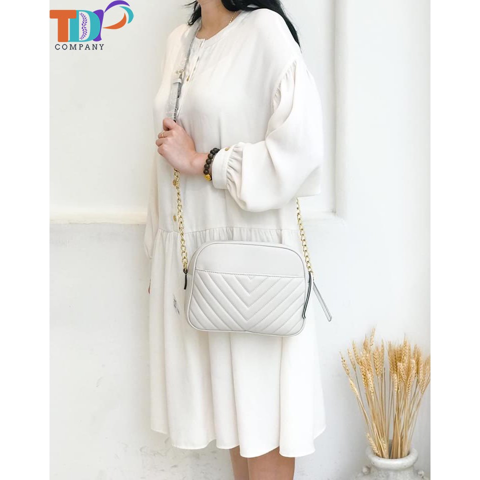 Túi đeo chéo ZARA BASIC 3 màu xanh đỏ hồng