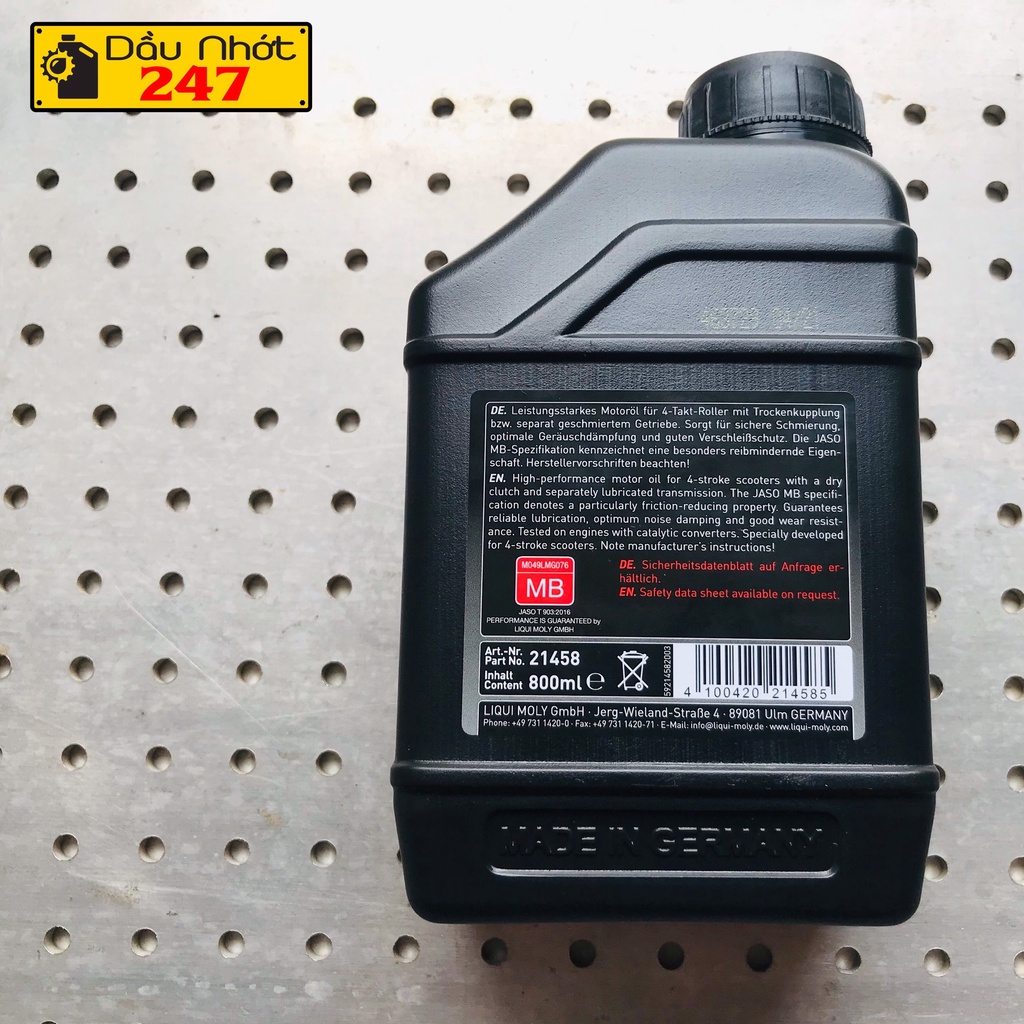 Dầu nhớt xe tay ga Liqui Moly Scooter MB Formula 800ml - 21458