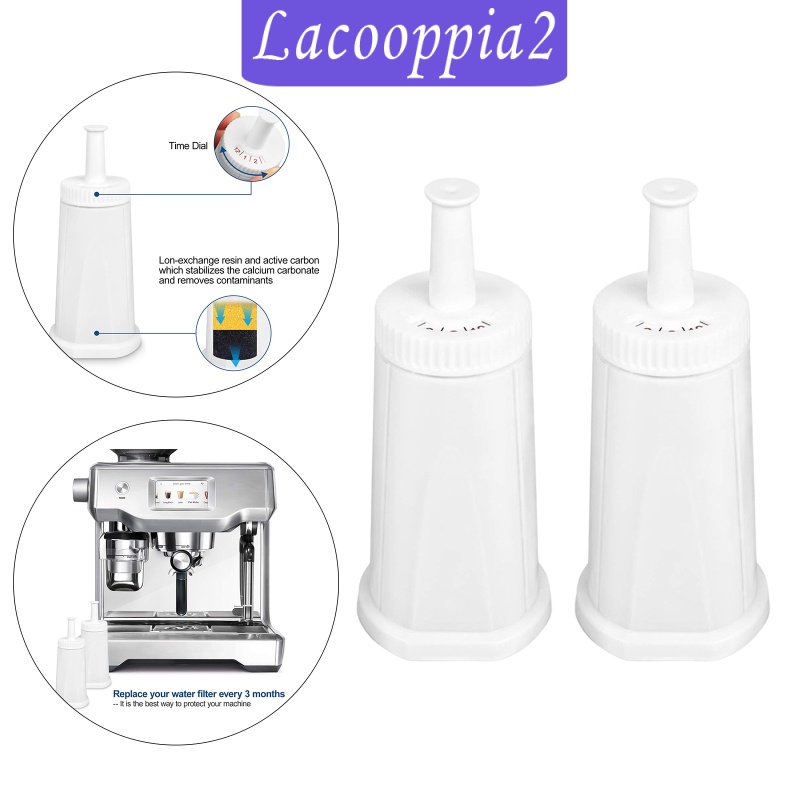 [LACOOPPIA2] 2x Coffee Machine Water Filter Household Coffee Machine Accessory Replaces