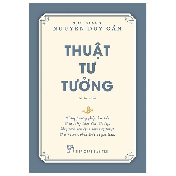 Sách - Thuật tư tưởng NXb Trẻ