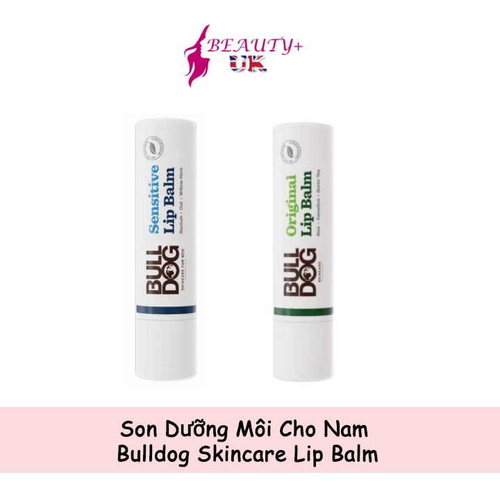 Son dưỡng môi Bulldog Skincare Lip Balm cho nam chống khô nứt, cấp ẩm vượt trội UK