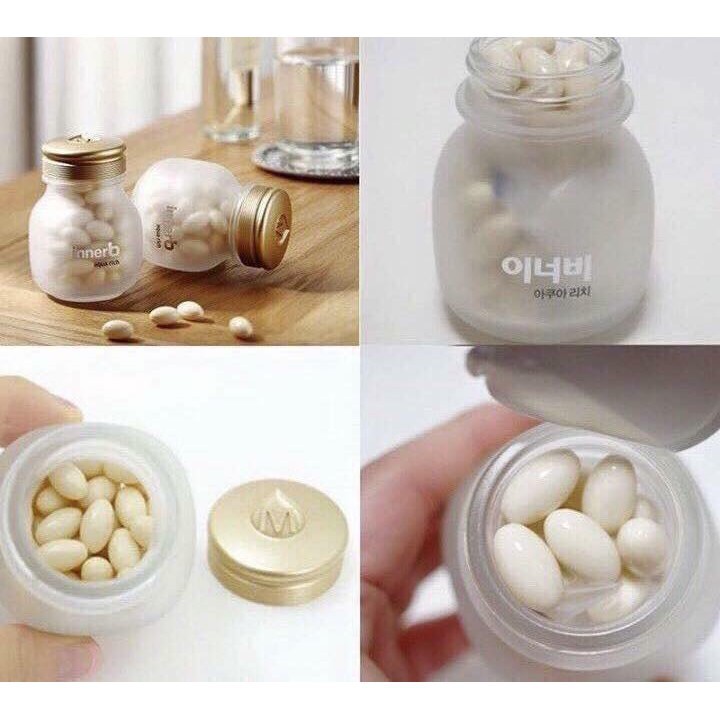 Viên Uống Cấp Nước Và Collagen Innerb Aqua Rich 95