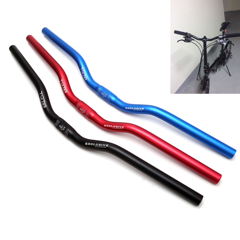 Thanh Nâng Ghi Đông Xe Đạp Leo Núi Bằng Hợp Kim Nhôm 25.4mm 60cm