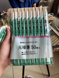 💯100 Đũa gỗ Tách Bao Giấy Nhật Bản♨️