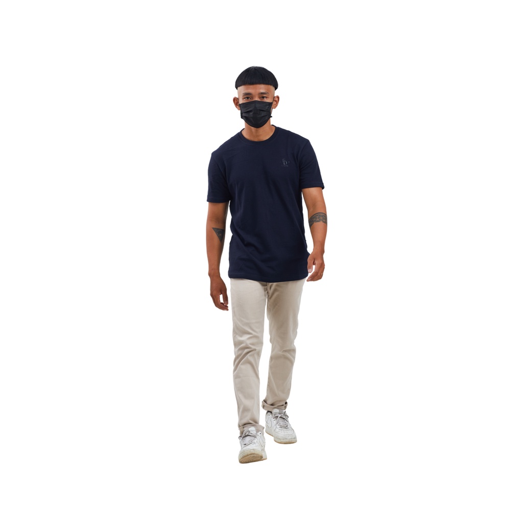 Áo thun Nam Freddo phông trơn cổ tròn form rộng vải cá mập dệt tổ ong thoáng mát dày dặn 2 màu | BigBuy360 - bigbuy360.vn