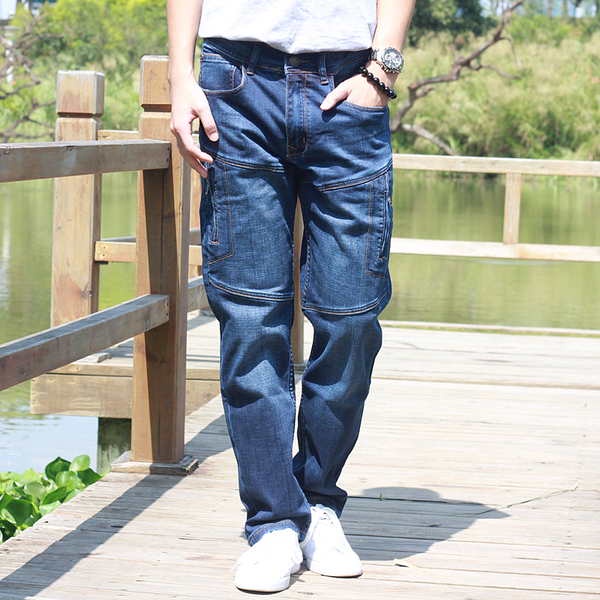 Quần Jeans Dài Nhiều Túi Thời Trang Dành Cho Nam