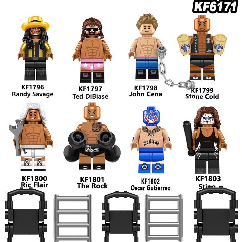 Mới Mô Hình Lego Nhân Vật WWE Wrestling KF6171
