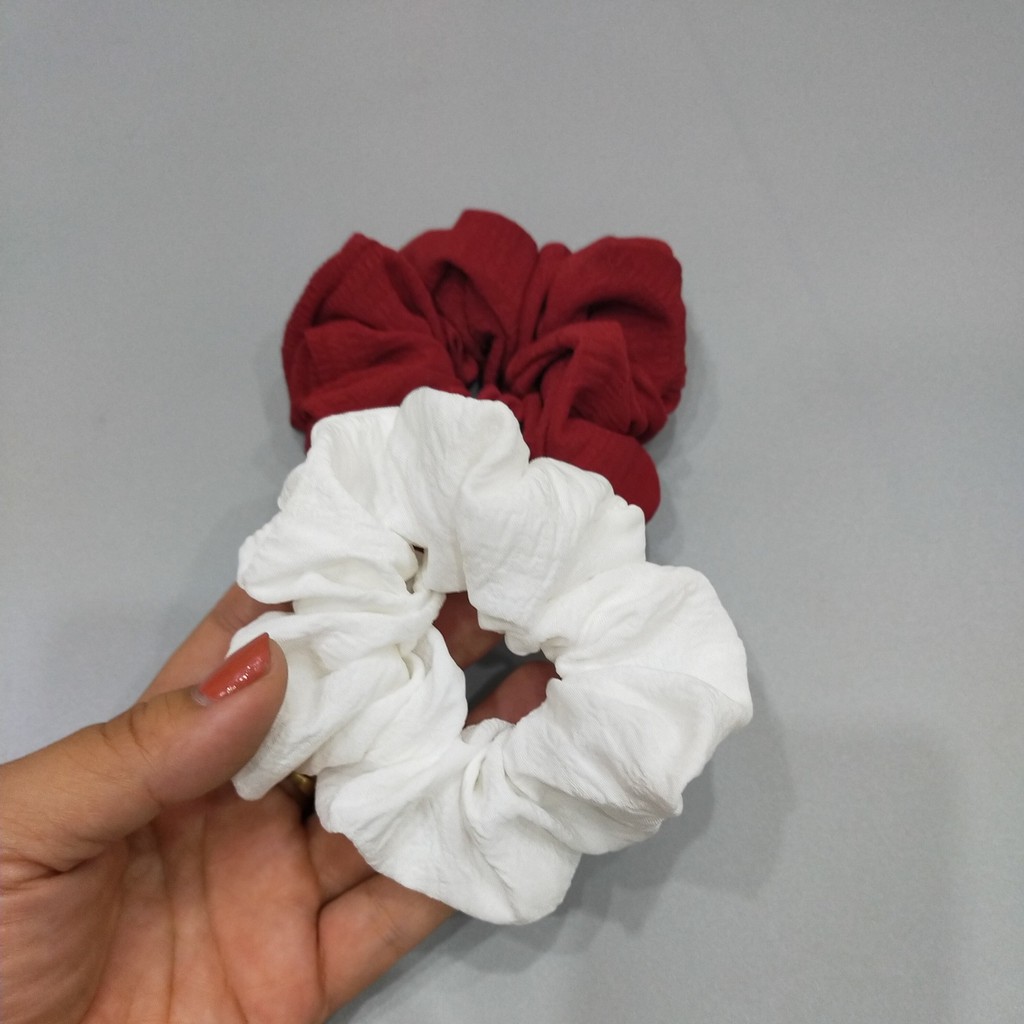 Đồ Cột Tóc Vải Scrunchies Makeup, Dây Buộc Tóc Crunchies Phụ Kiện Tóc Nữ