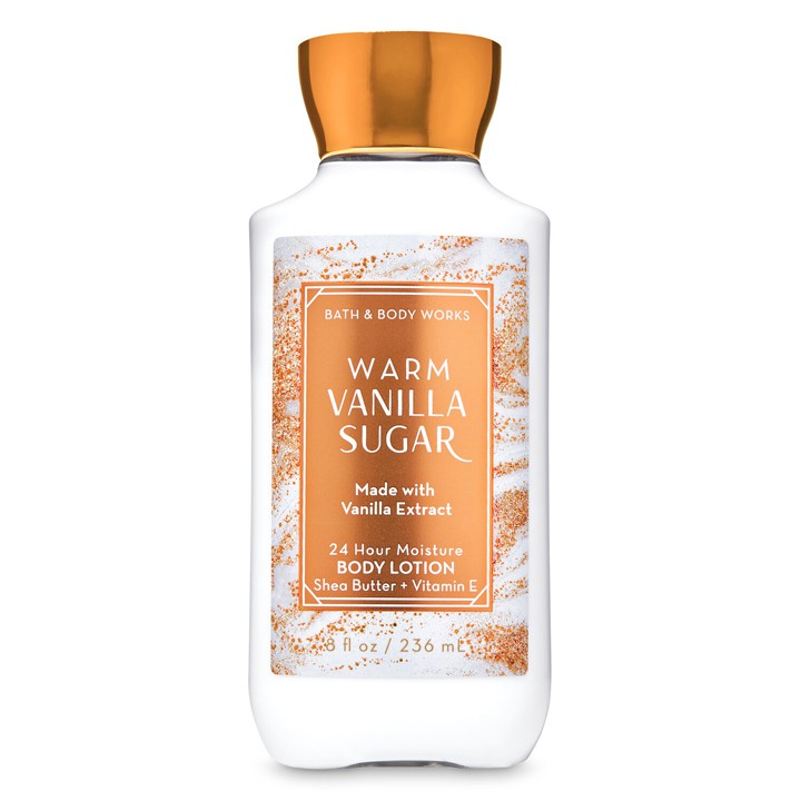 Sữa dưỡng thể hương nước hoa Warm Vanilla Sugar - Bath and Body Works (Mỹ)