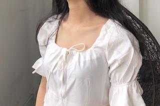 [ ẢNH THẬT ] VÁY TRẮNG TAY BÈO