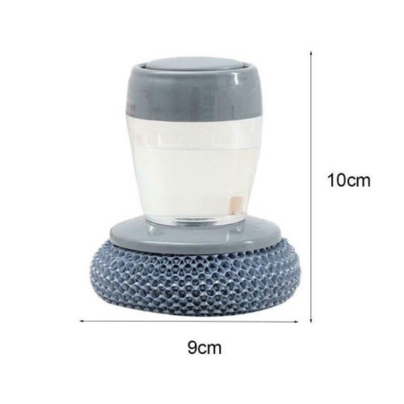 Miếng Cọ xoong nồi đa năng, có ngăn chưa nước rửa tiện lợi