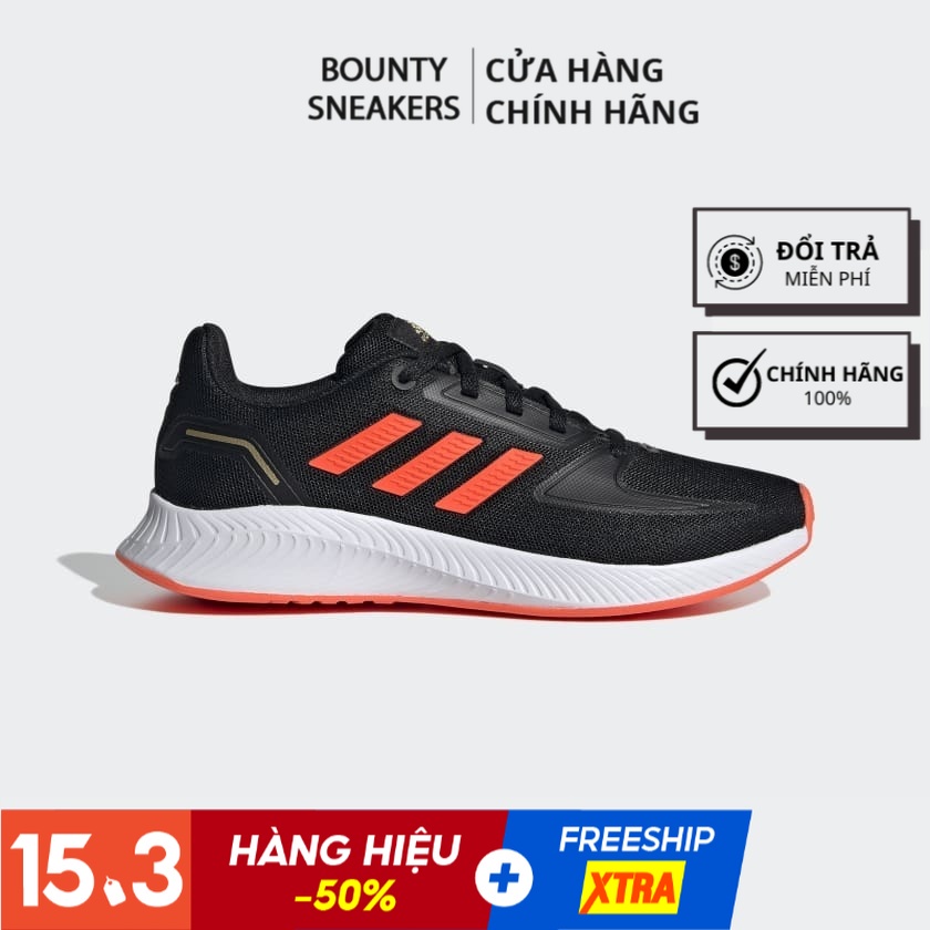 Giày sneaker adidas runfalcon 2.0 &quot;Black/Solar Red&quot; gz7418 - hàng chính hãng - Bounty Sneakers