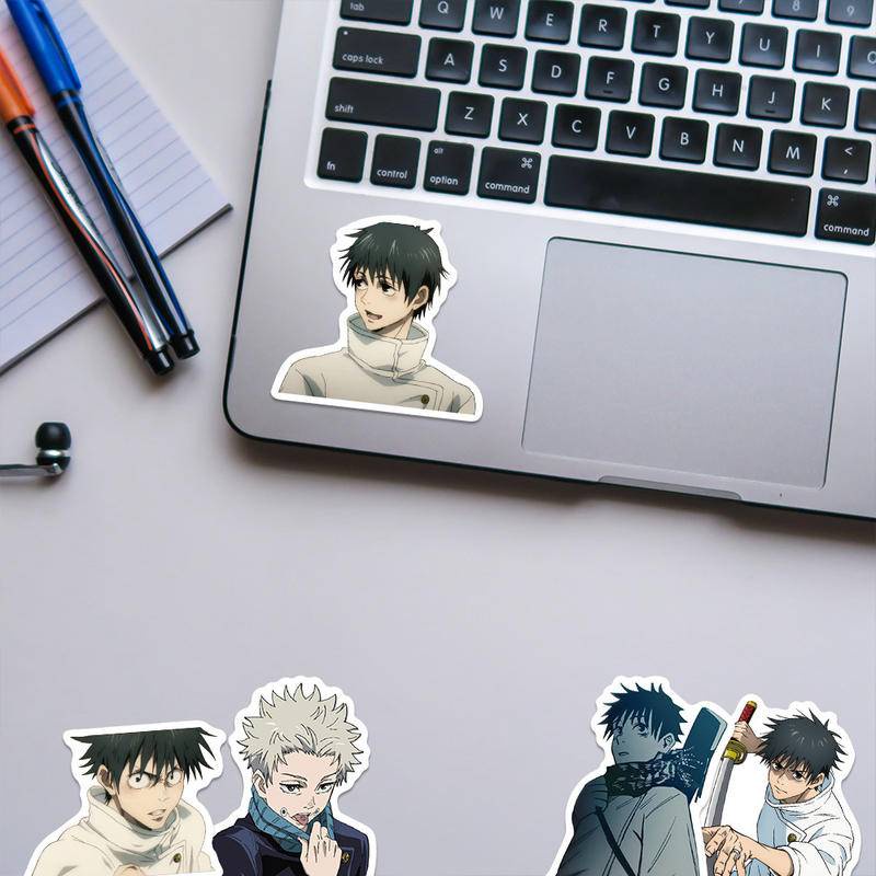 Bộ 50 Tờ Giấy Sticker In Hình Nhân Vật Anime Dễ Thương Dùng Để Trang Trí