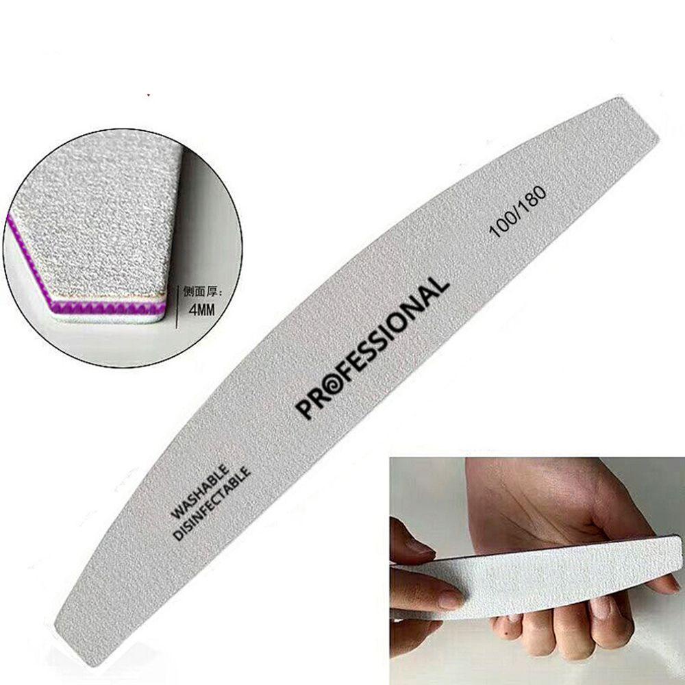 FUTURE Portable Nail Files Beauty Tools Double Sided Sanding Buffer Pedicure Professional Manicure 100/180 Nail Care