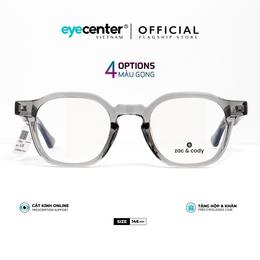 Gọng kính cận nam nữ chính hãng RENO by ZAC & CODY nhập khẩu Eye Center Vietnam