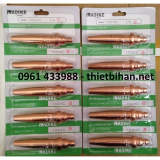 BÉC CẮT GIÓ ĐÁ 102HC- dùng khí Oxy Acetylen