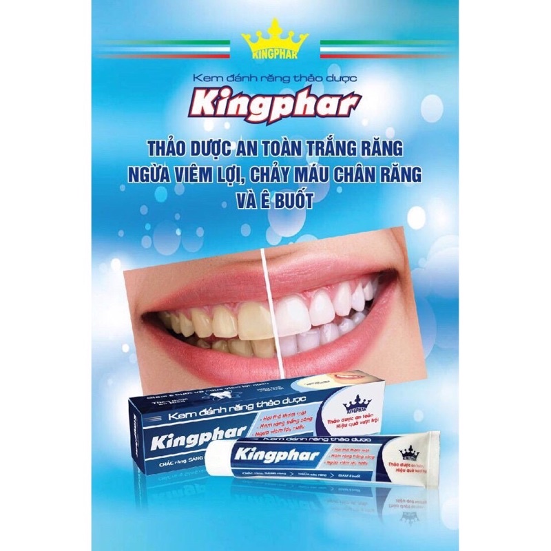 Kem đánh răng thảo dược kingphar-Tupe 100g