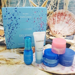 Set Dưỡng Da Laneige Delights, Pop! Trial Kit Holiday Edition