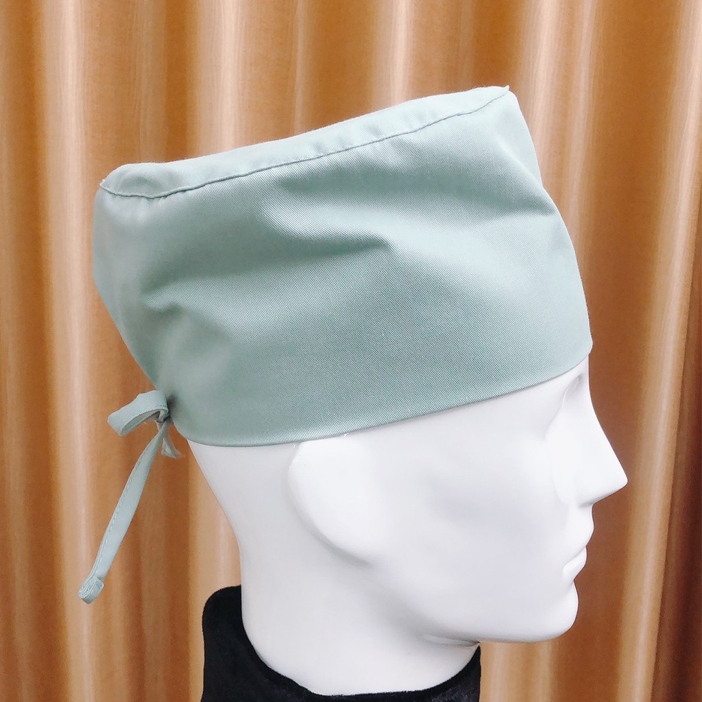 Mũ Nón Đầu Bếp Trưởng, Phụ Bếp Cột Dây Đủ Màu Cho Nhà Hàng, Quán Ăn