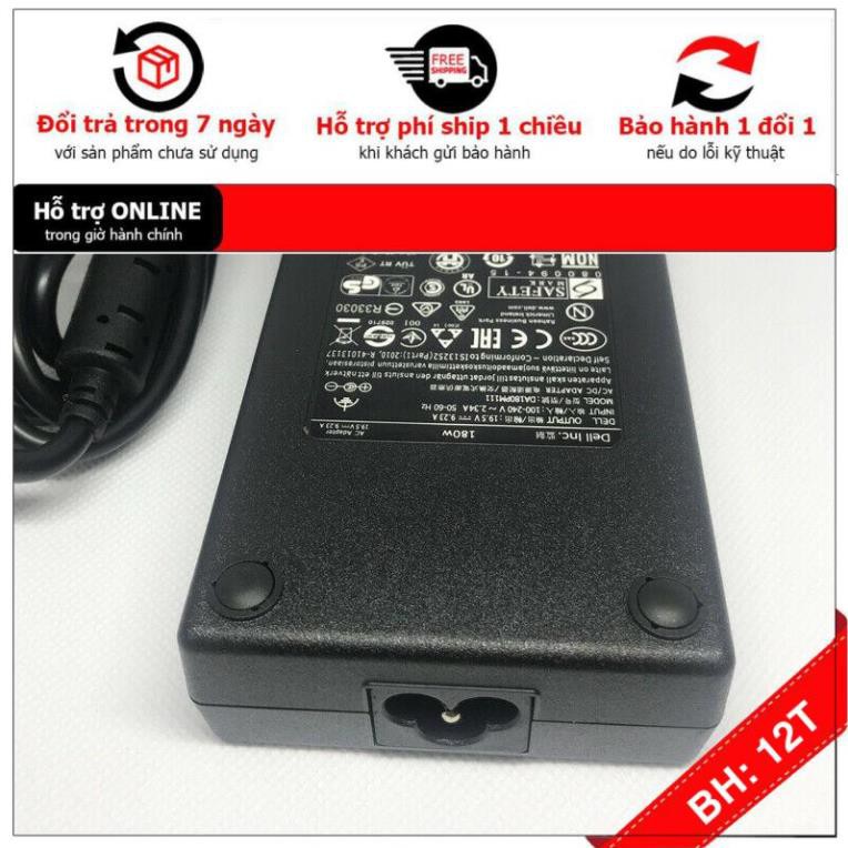 [BH12TH] . ⚡️[Sạc zin]Sạc Laptop Dell 19.5V 9.23A 180W Zin . có đèn báo ZIN