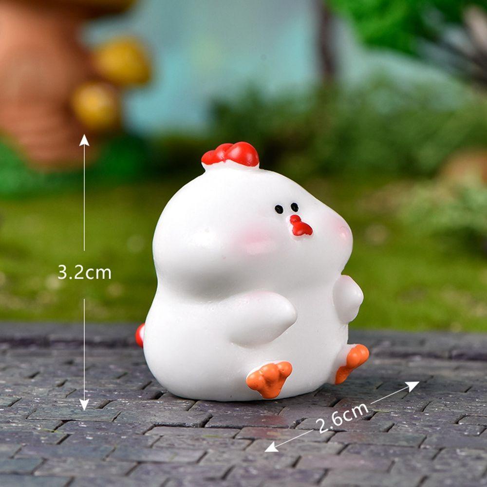 Mô Hình Gà Trống Mini Dễ Thương Dùng Trang Trí Tiểu Cảnh